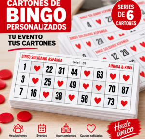 carton bingo personalizado